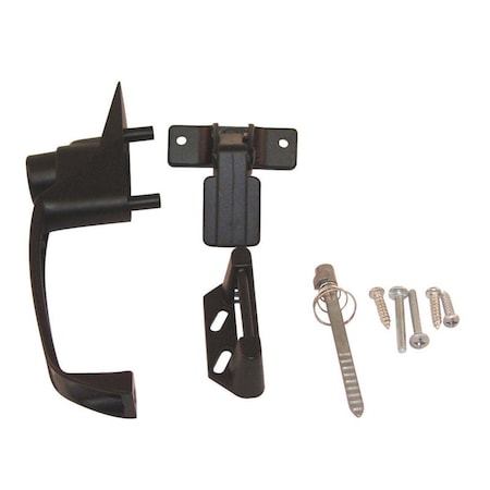 Recinto 4 in. Powder Coated Bronze Aluminum Patio Door Handle Set RE2513939